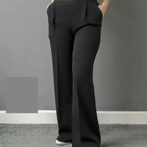 شلوار بگ مازراتی مشکی جیب دار پارچه خارجی قد 100 ( سایز 36 تا 54 )