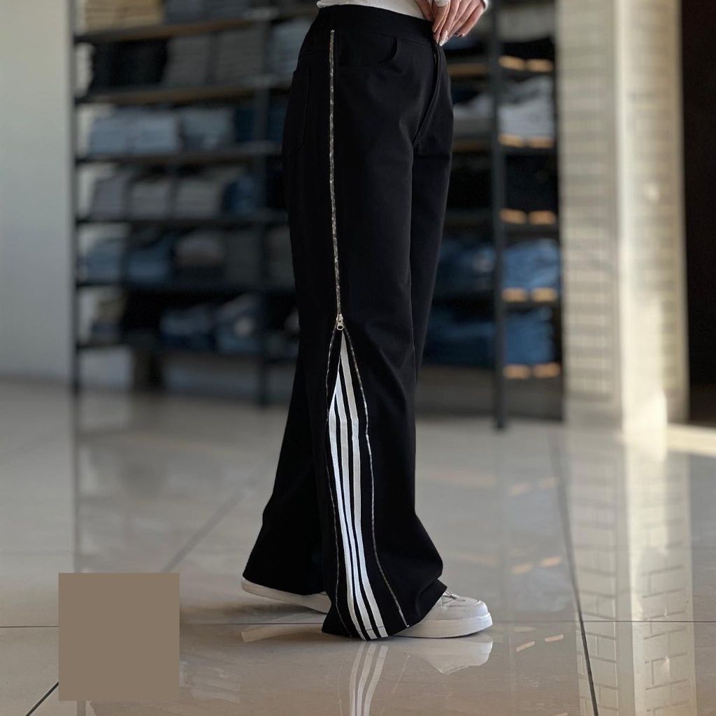 خرید اینترنتی قیمت شلوار بگ بغل زیپ خور سه نوار سایزبندی 36 تا 50