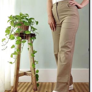 شلوار نیم بگ کتان