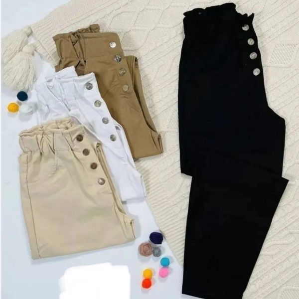 شلوار زنانه مام استایل کتان مشکی