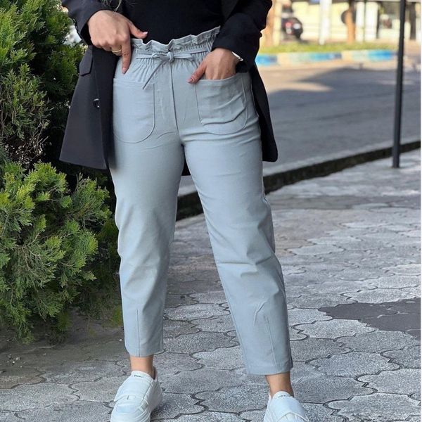 شلوار مام استایل کمر هویجی