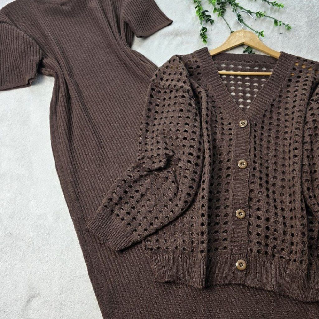 قیمت ارزان ست بافت دو تکه دلبر