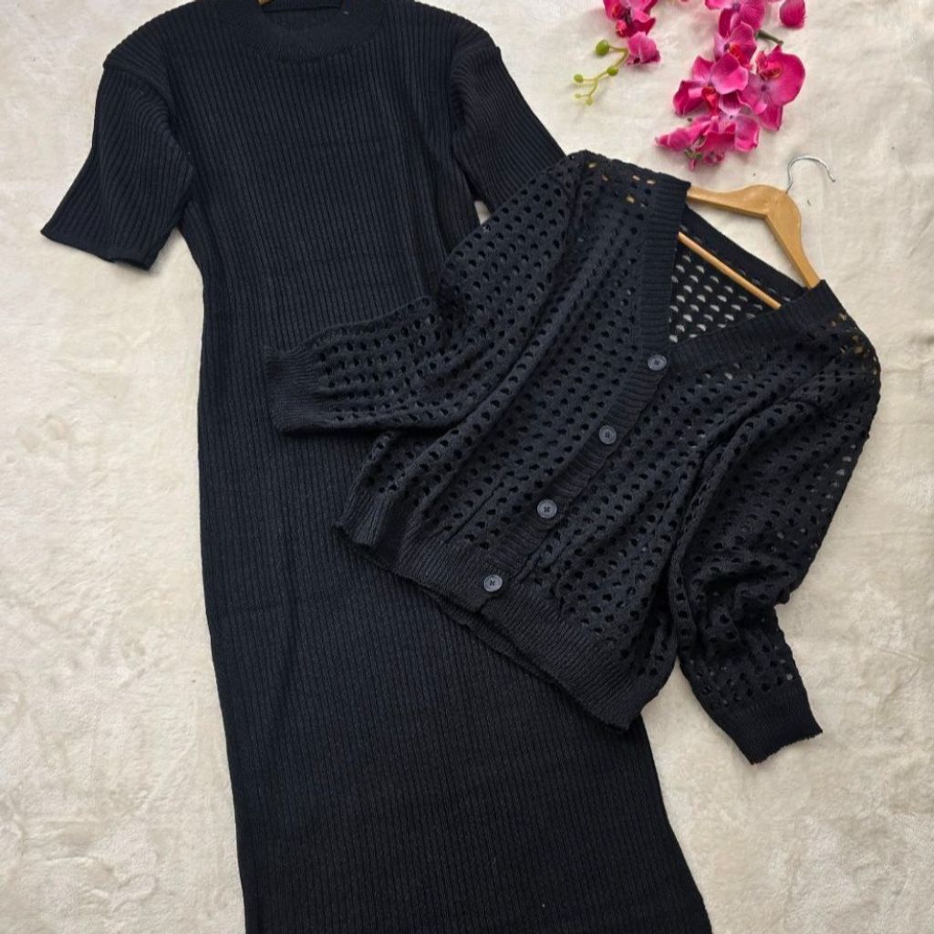 فروش اینترنتی ست بافت دو تکه دلبر