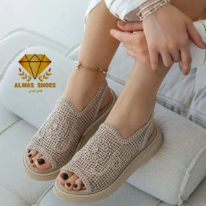 خرید آنلاین کفش صندل زنانه کنفی سایز 37 تا 40