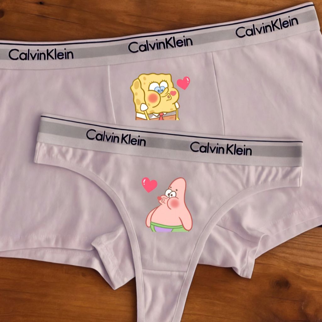 خرید اینترنتی شورت ست کاپلی پاتریک و باب اسفنجی