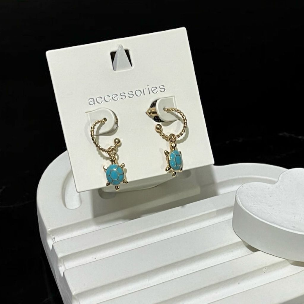 فروش اینترنتی پیرسینگ زنانه گوشواره ای طرح لاکپشت کد 3334013