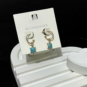 پیرسینگ زنانه گوشواره ای طرح لاکپشت کد 3334013