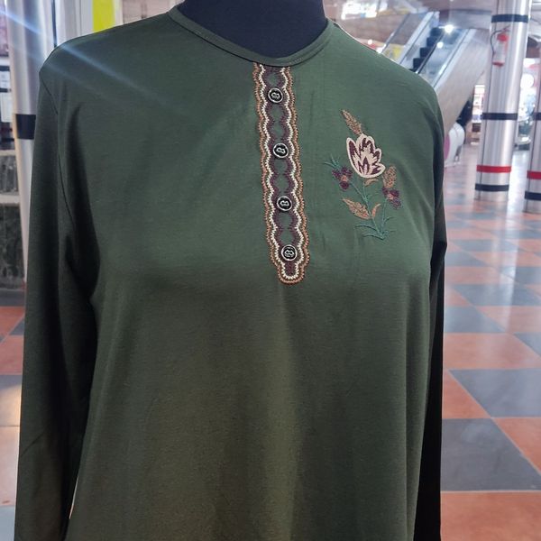 پیراهن زنانه نخی ویسکوز وارداتی