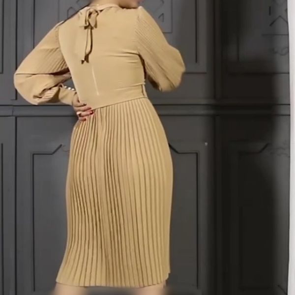 پیراهن زنانه مجلسی پلیسه