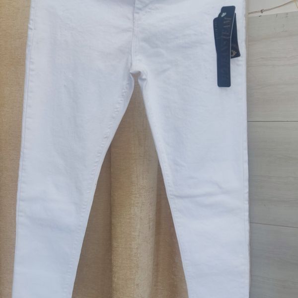 شلوار لی جذب سفید