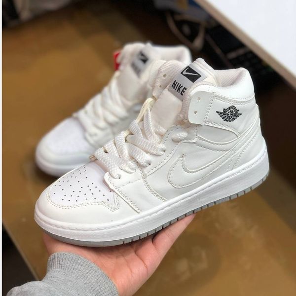 کفش نایک جردن ساقدار زنانه رنگ سفید