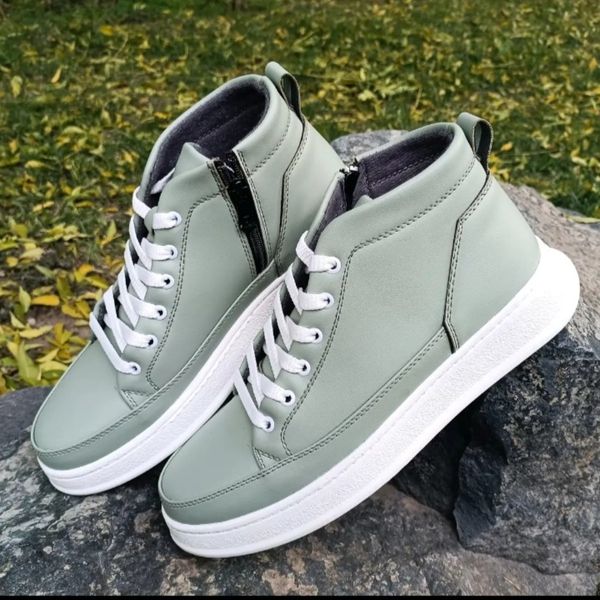 نیم‌بوت مردانه اسپرت زیپدار رنگ سبز سایز 40 تا 44