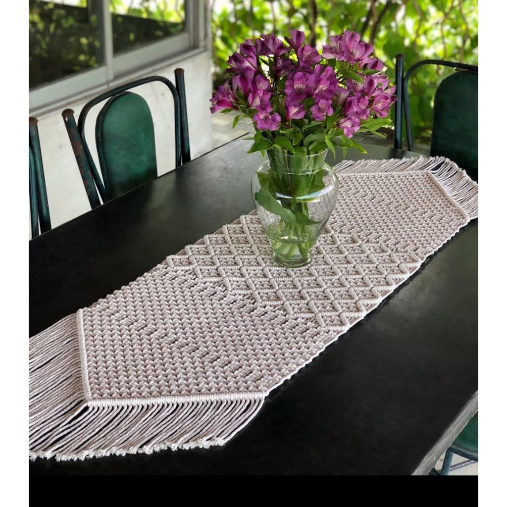 قیمت رانر مکرومه بافی مدرن طرح‌طناز