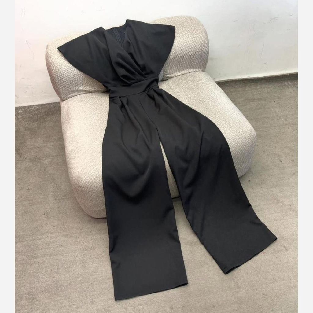 خرید انلاین اورال مجلسی زنانه ضربدری کرپ سرهمی