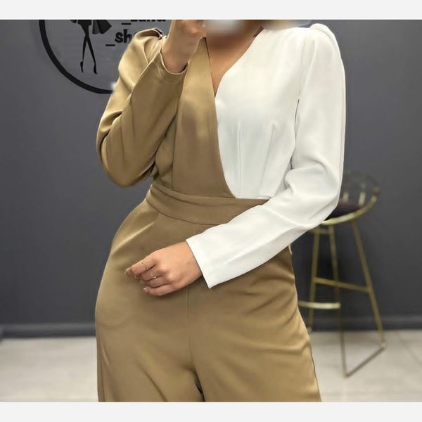 اورال مجلسی پوشیده زنانه سرهمی کرپ مازراتی دو رنگ