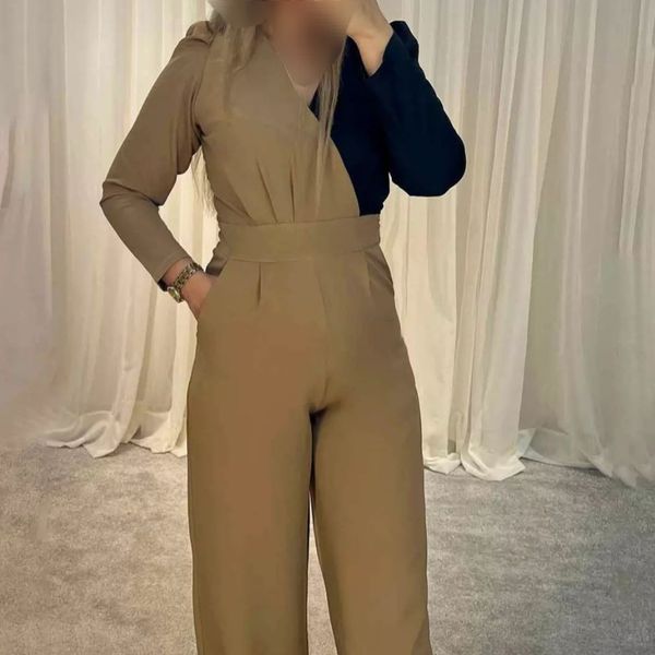 اورال مجلسی پوشیده زنانه سرهمی کرپ مازراتی دو رنگ