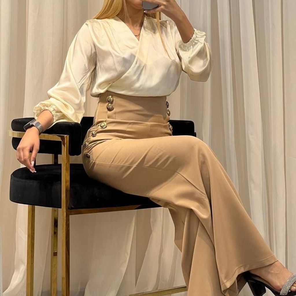 خرید آنلاین شومیز مجلسی زنانه ساتن جدید سایز 36 تا 42