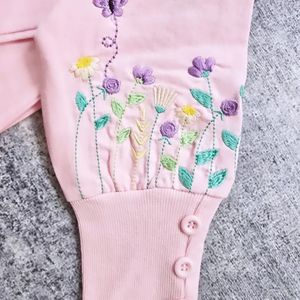 قیمت بلوز آستین سه دکمه گلدوزی شده زنانه