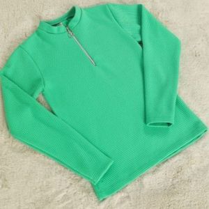 بلوز دخترانه سبز جنس جودون گرم بالا ترکیه ای