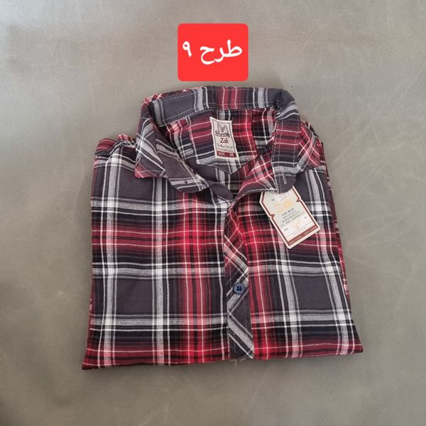 پیراهن پسرانه وارداتی چهارخانه مناسب استایل روزمره و مهمانی