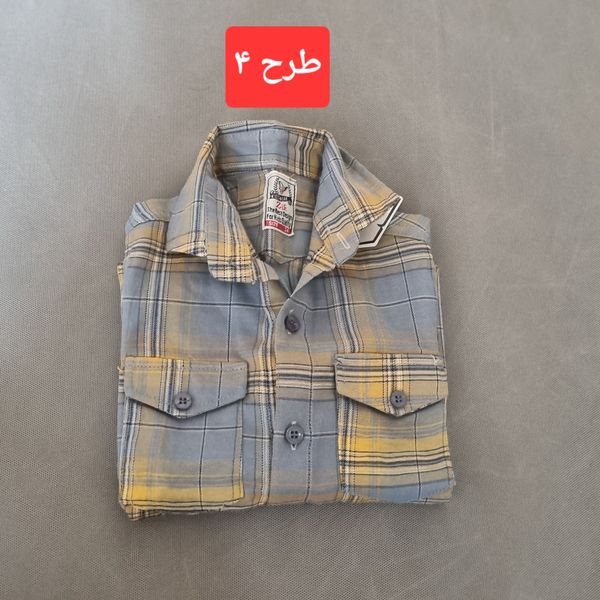 پیراهن پسرانه وارداتی چهارخانه مناسب استایل روزمره و مهمانی