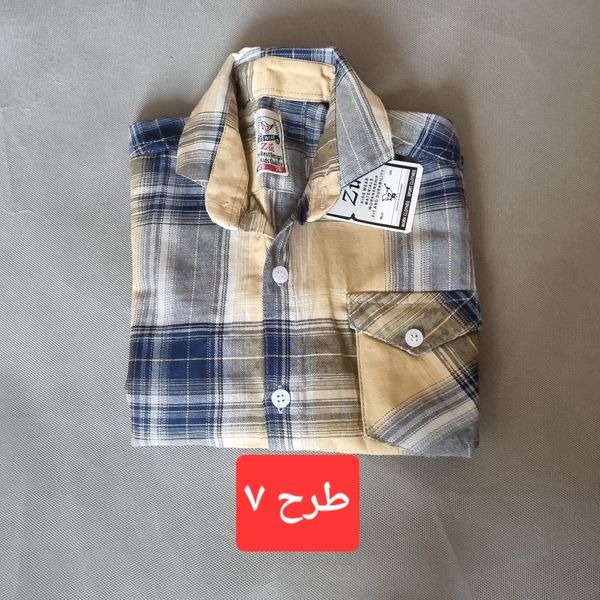 پیراهن پسرانه وارداتی چهارخانه مناسب استایل روزمره و مهمانی