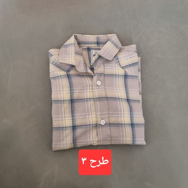 پیراهن پسرانه وارداتی چهارخانه مناسب استایل روزمره و مهمانی