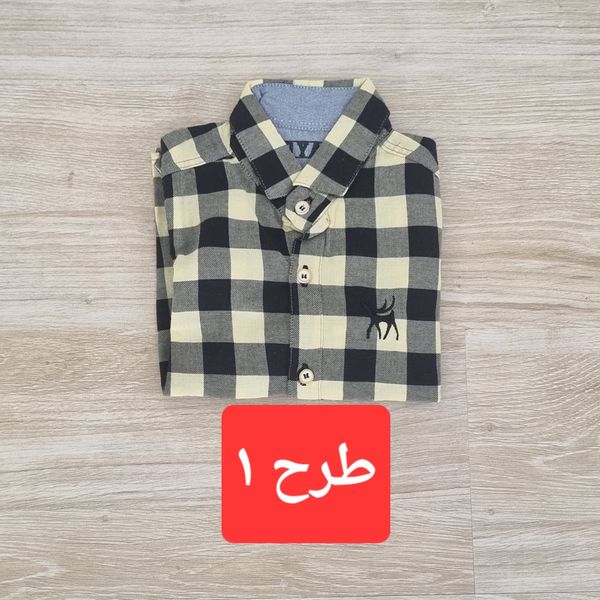 پیراهن پسرانه وارداتی چهارخانه مناسب استایل روزمره و مهمانی