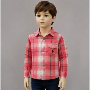 قیمت ارزان پیراهن پسرانه وارداتی چهارخانه مناسب استایل روزمره و مهمانی
