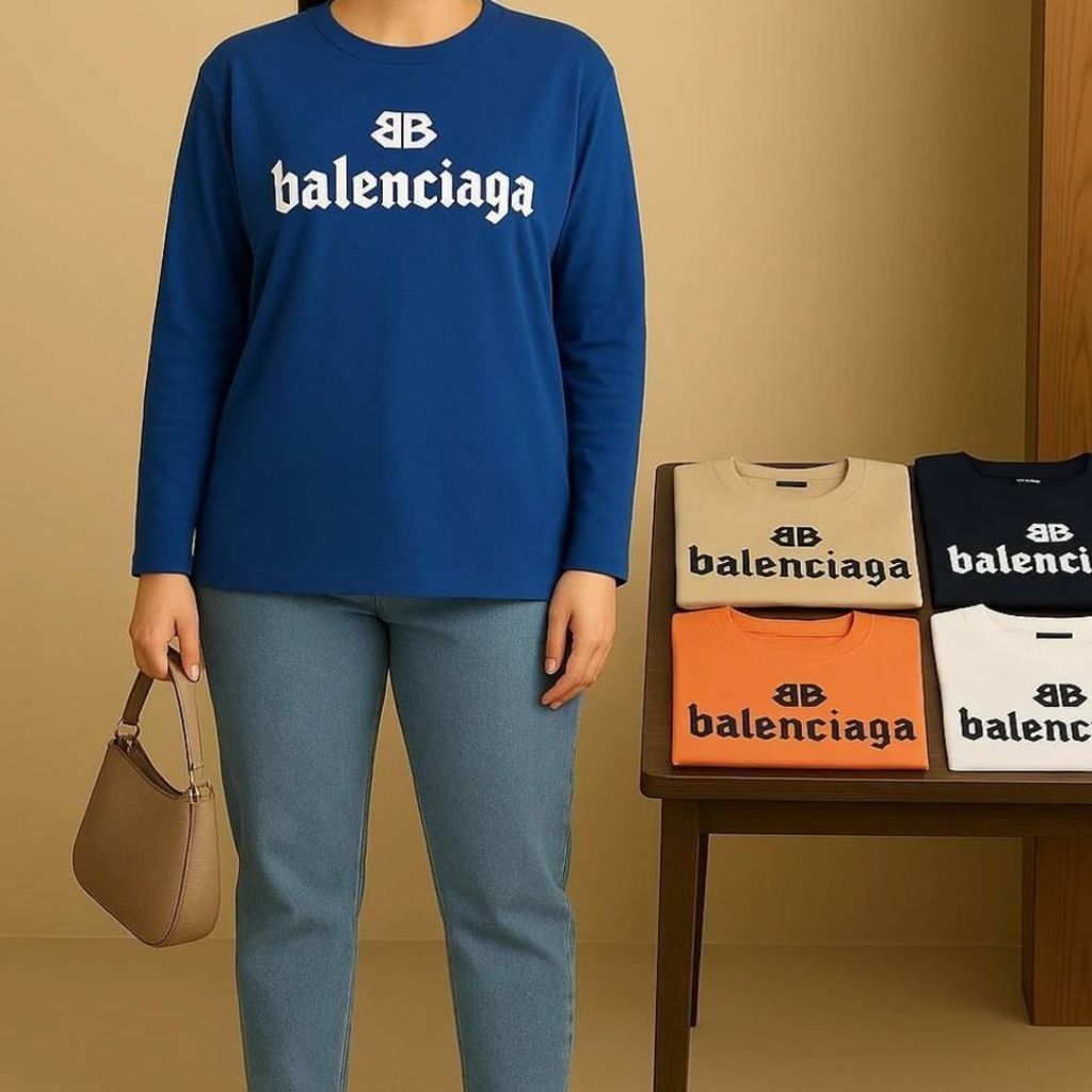 مشخصات بلوز آستین بلند نخ پنبه طرح چنلفری سایز و راحت