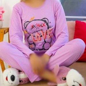 ست بلوز و شلوار راحتی زنانه ترک فری تا سایز 42 با طرح خرس