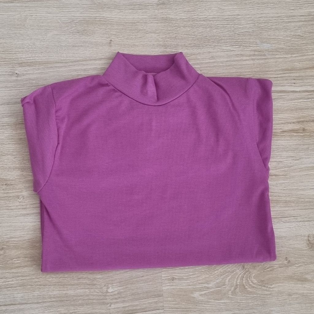 خرید انلاین بلوز زنانه یقه سه سانت آستین فینگردار کبریتی فول کشی