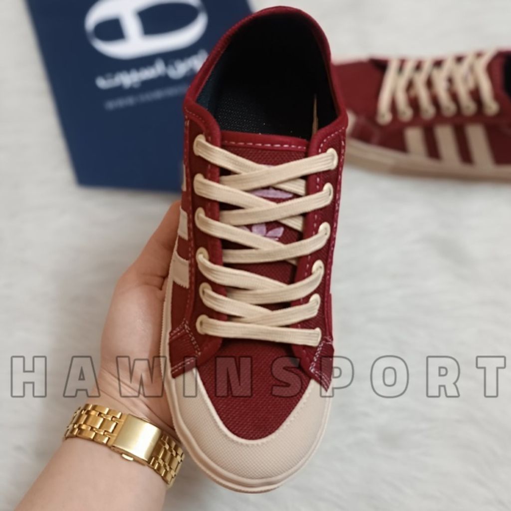 مشخصات ونس زنانه و دخترانه آدیداس زرشکی