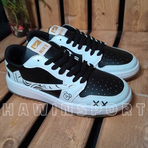 کتانی مردانه نایک جردن ترویس پاندا سفید