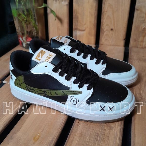 کتانی مردانه نایک جردن ترویس پاندا سبز