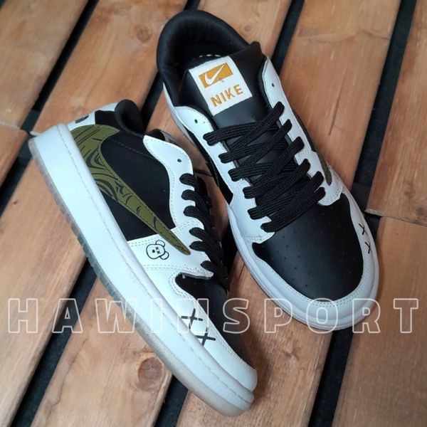 کتانی مردانه نایک جردن ترویس پاندا سبز