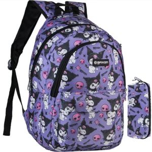 کوله پشتی کورومی بنفش فانتزی برند Baxon