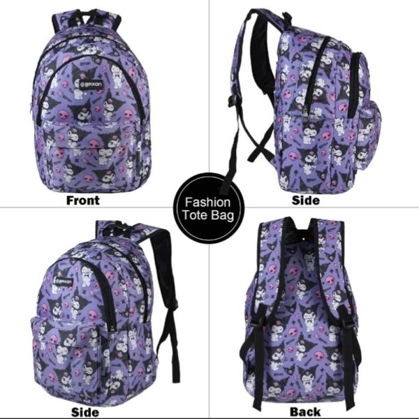 کوله پشتی کورومی بنفش فانتزی برند Baxon