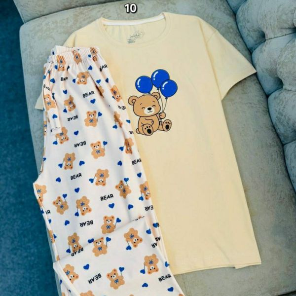 لباس راحتی ست تیشرت و شلوار زنانه پینترستی