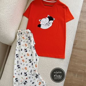 خرید انلاین لباس راحتی ست تیشرت و شلوار زنانه پینترستی