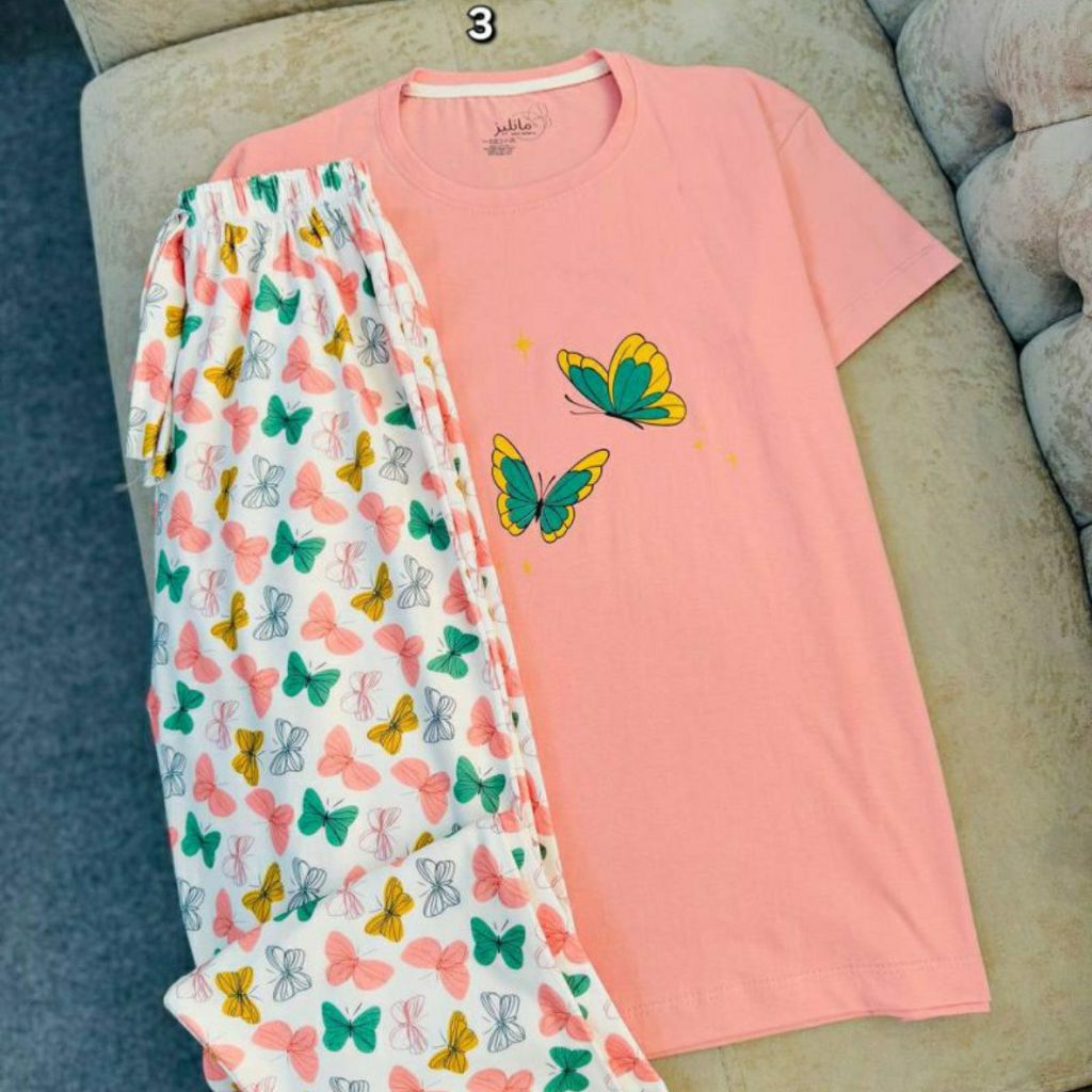 قیمت ارزان لباس راحتی ست تیشرت و شلوار زنانه پینترستی