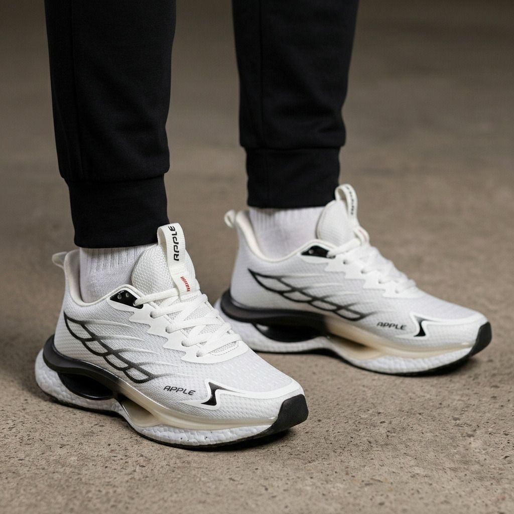 خرید اینترنتی کفش اسپرت طرح اپل Apple با کیفیت و مناسب پیاده روی