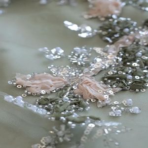 خرید اینترنتی قیمت پارچه تور گلدوزی 1189