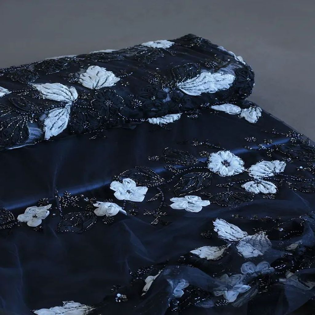 خرید اینترنتی قیمت پارچه تور گلدوزی 1189