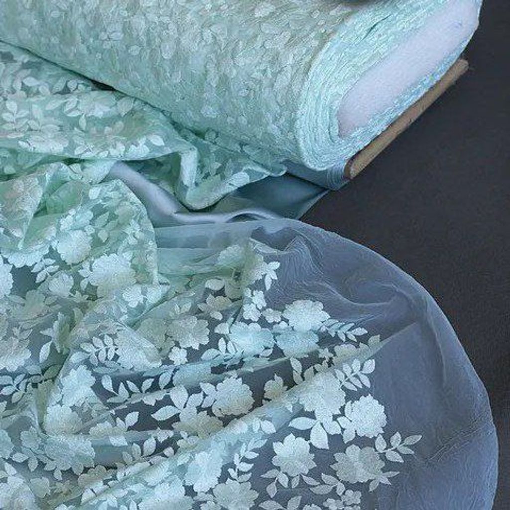 خرید اینترنتی قیمت پارچه دانتل گلی 1166