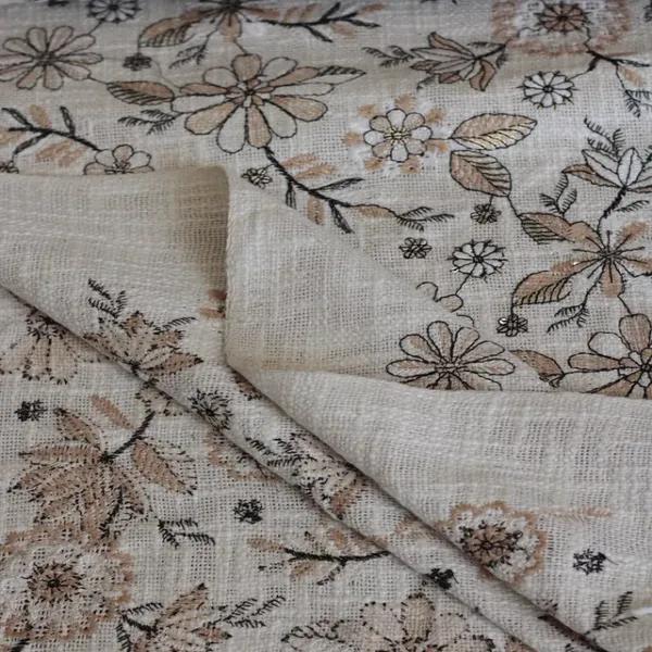 پارچه جوت سوزن‌دوزی هندی 1146