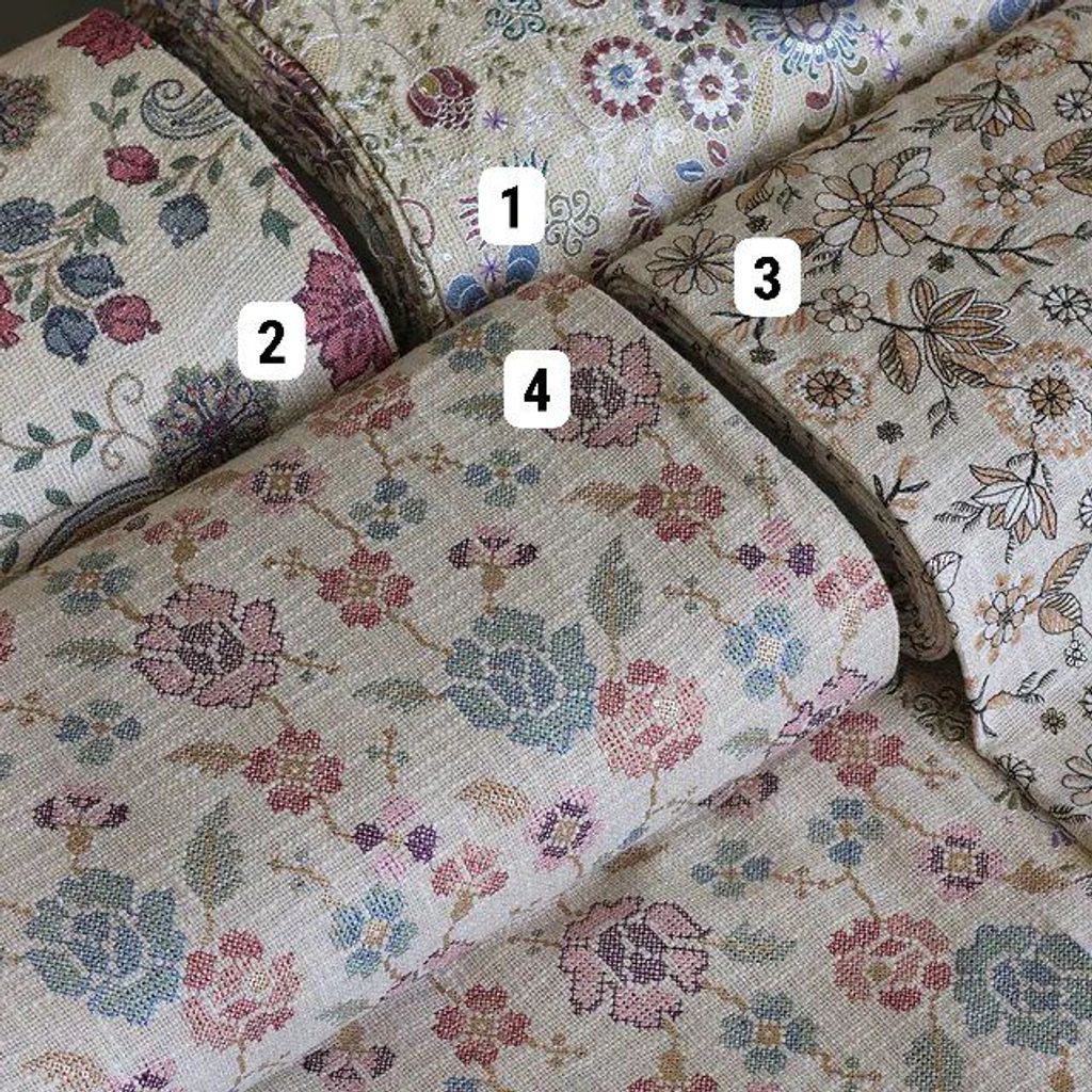 خرید اینترنتی قیمت پارچه جوت سوزن‌دوزی هندی 1146