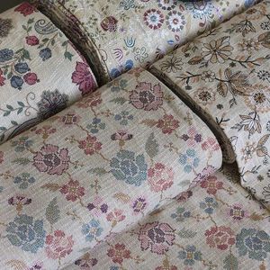 خرید اینترنتی قیمت پارچه جوت سوزن‌دوزی هندی 1146