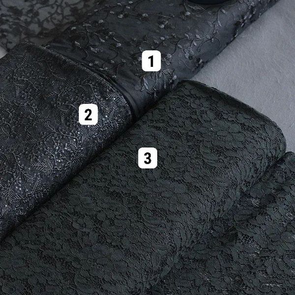 پارچه دانتل مشکی 1143