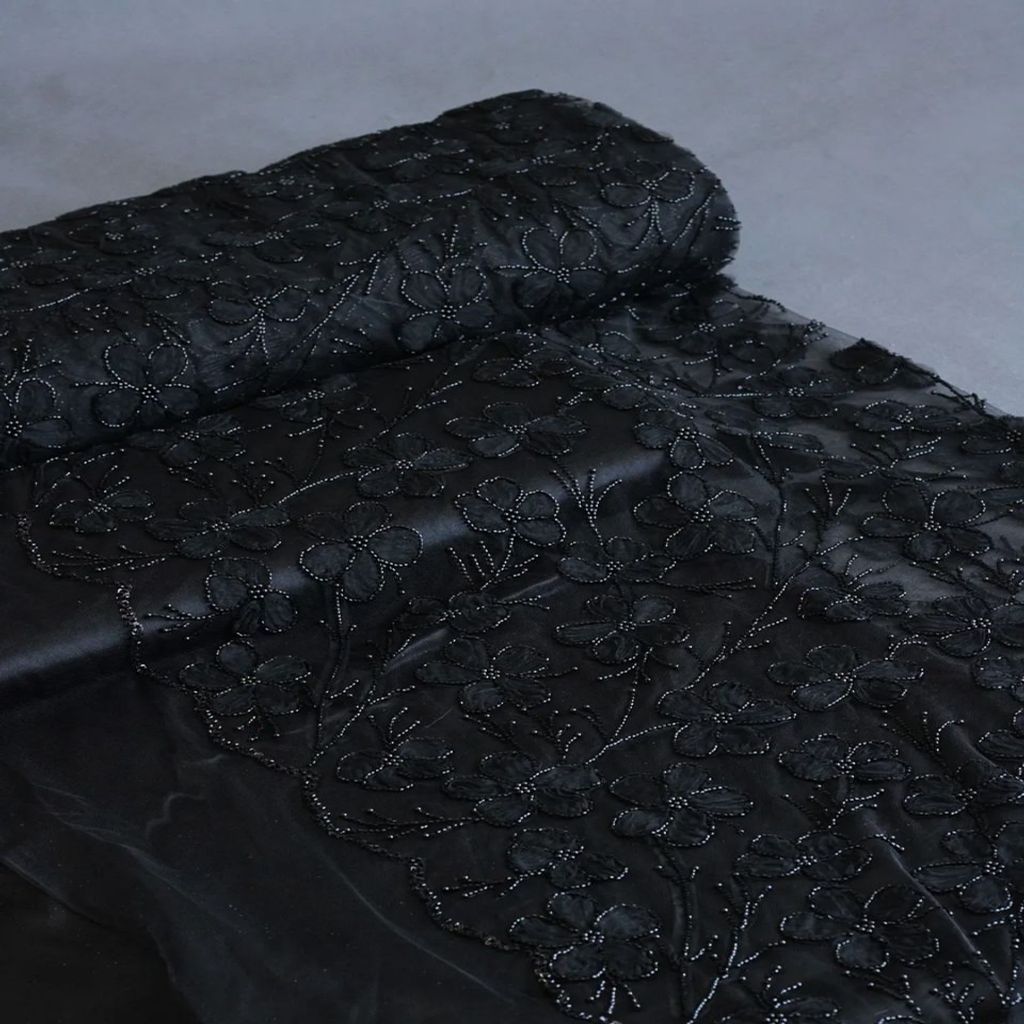 خرید اینترنتی قیمت پارچه دانتل تور دوزی 1137